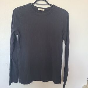 rag & bone Women's Dark Gray Long Sleeve Top